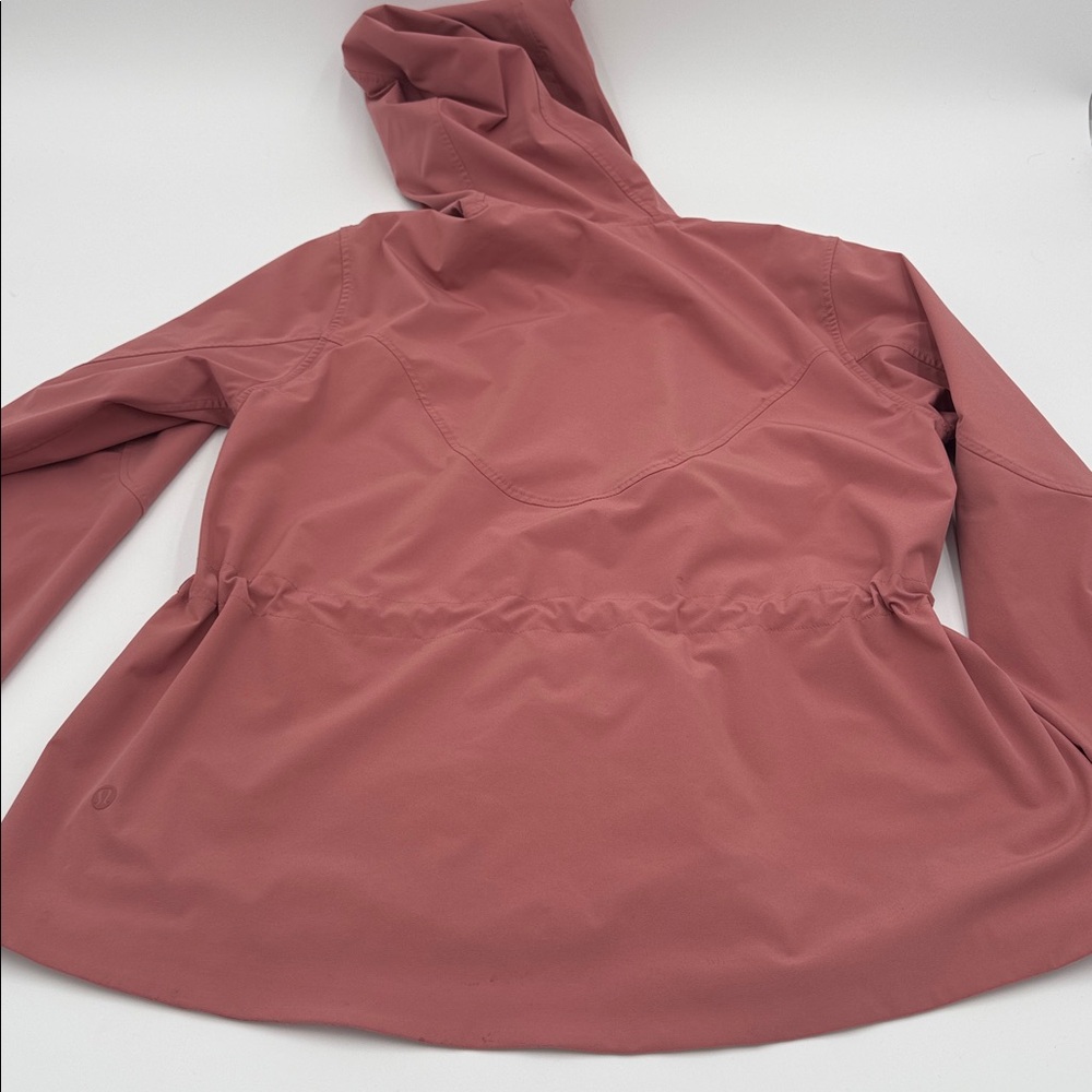 Lululemon Women's Windbreaker Pink Hooded Jacket - Picture 9 of 9
